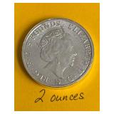 2023 Queen"s Beasts Yale of Beaufort 2 oz Fine Silver Coin