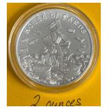 2022 2-Ounce .999 Silver "House of Cards" Coin