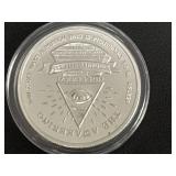 2022 2-Ounce .999 Silver "House of Cards" Coin