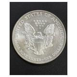 2002 American Silver Eagle 1 oz .999 Fine Silver Coin