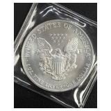 2004 American Silver Eagle 1 Oz Fine Silver Coin in Protective Case