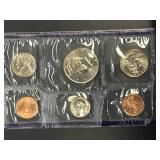 1973 Eisenhower Uncirculated Silver Dollar and 1998 U.S. Mint Uncirculated Coin Sets (P and D)