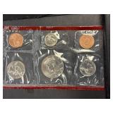 1973 Eisenhower Uncirculated Silver Dollar and 1998 U.S. Mint Uncirculated Coin Sets (P and D)