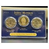 James Monroe Presidential Coin Set 2008 â First Day of Issue