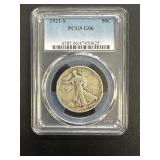 1921-S Walking Liberty Half Dollar, PCGS G06