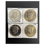 1976 Kennedy Half Dollars Bicentennial Set with Silver and Proof