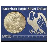 1997 American Eagle Silver Dollar in Littleton Packaging