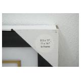 (3ct) NEW Picture Frames with matting