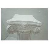 Roman Column Statue 30.5" tall by 11" square base. ceramic