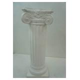 Roman Column Statue 30.5" tall by 11" square base. ceramic