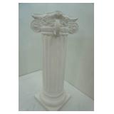 Roman Column Statue 30.5" tall by 11" square base. ceramic