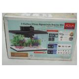 5 Gallon Glass Aquarium Starter Kit (NEW)