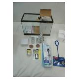 5 Gallon Glass Aquarium Starter Kit (NEW)