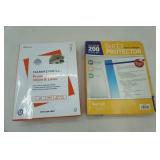 500 Sheets of Inkjet & Laser Printer Paper & Clear Sheet Protectors