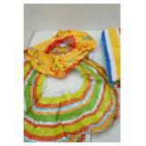 2 Beach Towels 3 Blow-Up Rings For Swimming