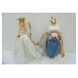 Patience Brewster Dept 56 Christmas Krinkles Figurines 15" tall