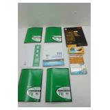 NEW Office Supply Lot: transparency papers, notebooks, graph paper, pens, pencils