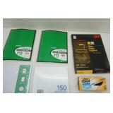 NEW Office Supply Lot: transparency papers, notebooks, graph paper, pens, pencils