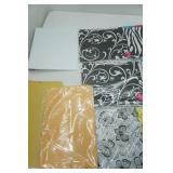 NEW Office Supply Lot: file folders, binders, large envelopes