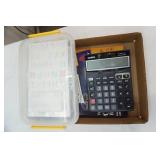 NEW Office Supply Lot: index cards, Calculator, Labels, Business Cards