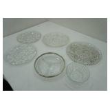 Crystal Serving Plates