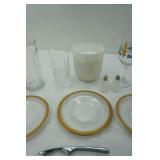 NEW Soy Candle, Vintage Salt & Pepper Shakers and Other Glassware