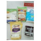 Dry Goods: Gluten Free Flour, Honey Cornbread, Hershey