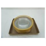 Vintage Clear Glass Plates (12ct)