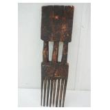 Ashanti Comb-duafe, authentic, traditional African Comb. Hand Carved