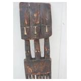 Ashanti Comb-duafe, authentic, traditional African Comb. Hand Carved