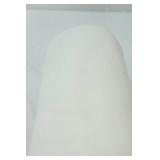 Ivory Fleece Blanket 58" wide by about 8