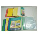 NEW Office Supplies: Folders, Folio Covers, Clear Plastic Cover Pages