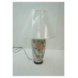 Vintage Chinese Porcelain Table Lamp 29" tall
