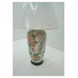 Vintage Chinese Porcelain Table Lamp 29" tall
