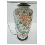 Vintage Chinese Porcelain Table Lamp 29" tall
