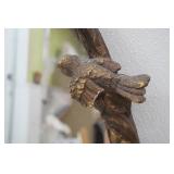 Uttermost Paza Oval Vine Gold Mirror. Approx 33"x21"