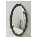 Uttermost Paza Oval Vine Gold Mirror. Approx 33"x21"