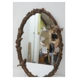 Uttermost Paza Oval Vine Gold Mirror. Approx 33"x21"