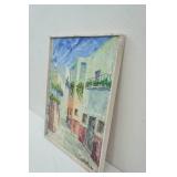 Oil on Canvas Framed Painting 16" wide by 22" tall