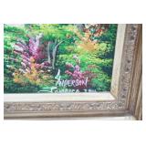 Oil on Canvas Framed Painting 26" wide by 23" tall