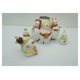 Snowman Cookie Jar & Salt & Pepper Shakers
