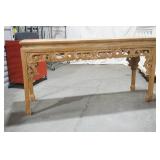 Chinese Style Hand Carved Teak Altar Table