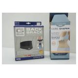 Back Brace One Size Fits Most & Core Shaper S/M