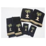 TJ Maxx Palm Tree Bath Towels, Hand Towels, Wash Cloths (NEW with TAGS)