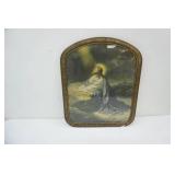 Jesus praying in the Garden of Gethsemane