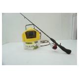 Frabill Minnow Bucket & Fishing Pole