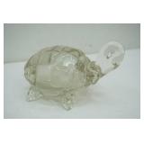 Ceramic Doves & Crystal Glass Turtle