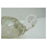 Ceramic Doves & Crystal Glass Turtle