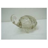 Ceramic Doves & Crystal Glass Turtle