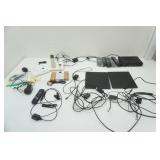 Electronics Lot with Smaller Sterilite Tote